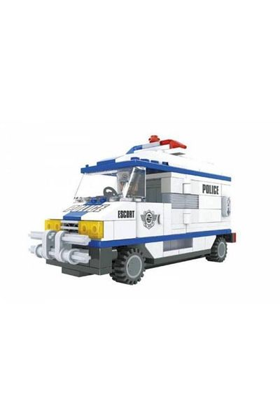 Ausini Mullurg Urg01 Police 194 Piece Police Minibus (Muul)