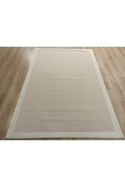 Çam Halı Sisal 9427 Krem / Bej Bordürlü Jüt Sisal Kilim