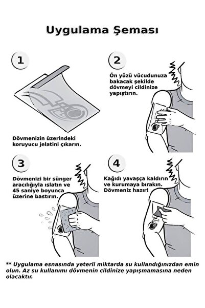 Mecit Tuhafiye Genç Tarz Fügür Geçici Dövme