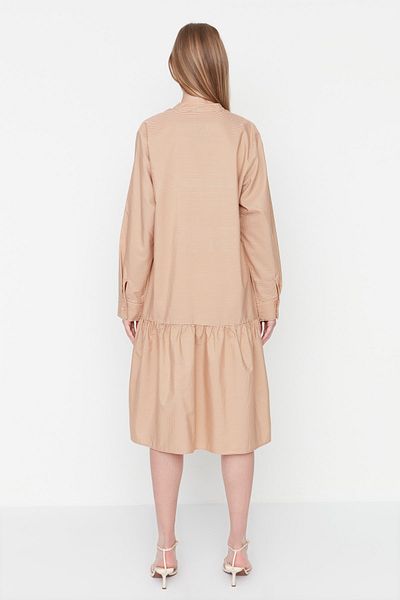 Twist Dress - Brown - Basic