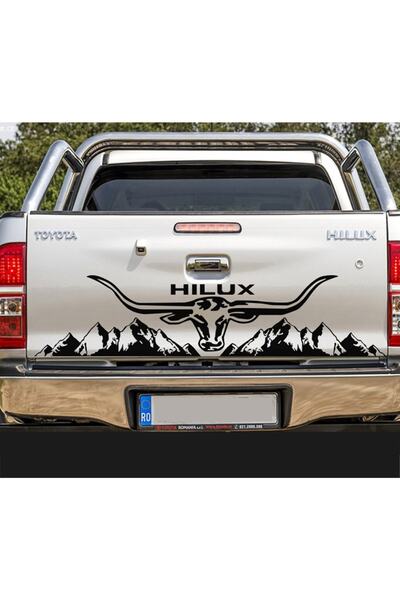 Melek Pazarı Toyota Hilux Boğa Bagaj Kapağı Araba Sticker