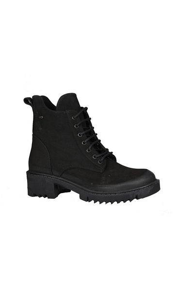 Castle Black 20881 Pure Leather Black Suede Women's Boots