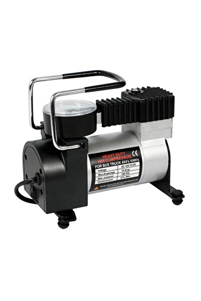 sebura Metal Gövde Kompresör Taşınabilir Lastik Şişirme Pompası Oto Araç Prof...