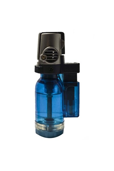 İNDİRİM CENTER 1400 C Tek Pürmüz Alev Puro Kamp Çakmağı Mavi Renk