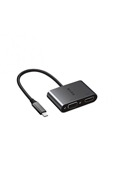 S-LINK Swapp SW-U516 4K@30Hz TypeC to HDMI + VGA Adaptör