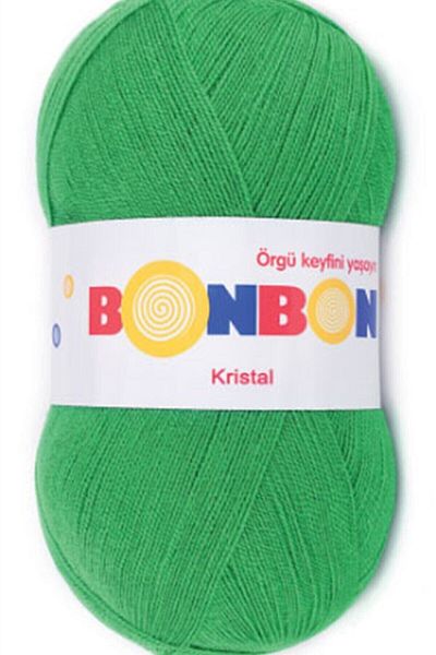 BONBON Ανοιχτό πράσινο κρύσταλλο πλεξούδα σχοινί 98337
