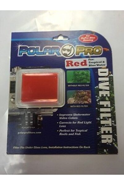 POLARPRO Kırmızı Filtre Dive Housing 60mt