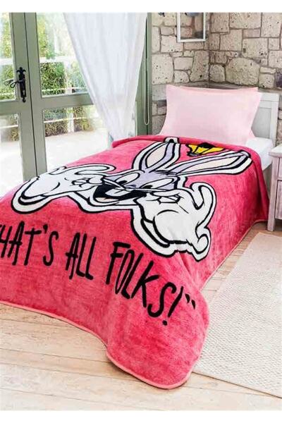 Özdilek Lisanslı Tek Kişilik Battaniye Bugs Bunny Smile