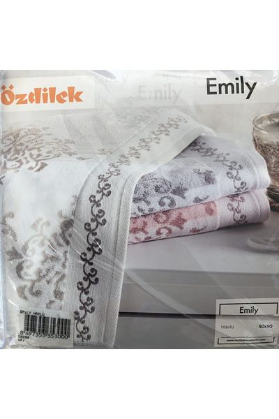 Özdilek Emily 3 Pieces Hand and Face Towel 50x90 Velvet