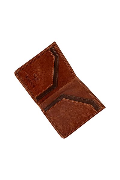 Garbalia 100% Χειροποίητο Vintage Leather Tan Ανδρικό Πορτοφόλι