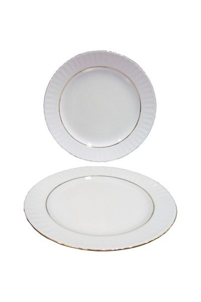 Güral Porselen 12 Pieces 20 Cm Flat Plates