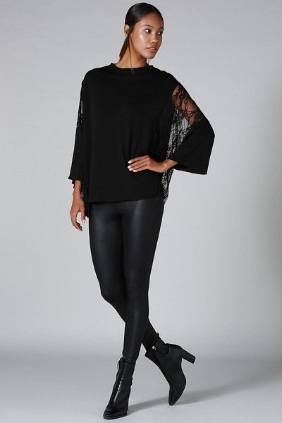 Quincey Lace Detail Knitwear Tunic