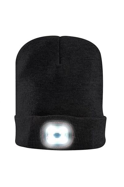 X-Cape X-cap-led Lambalı Işıklı Bere (Siyah)