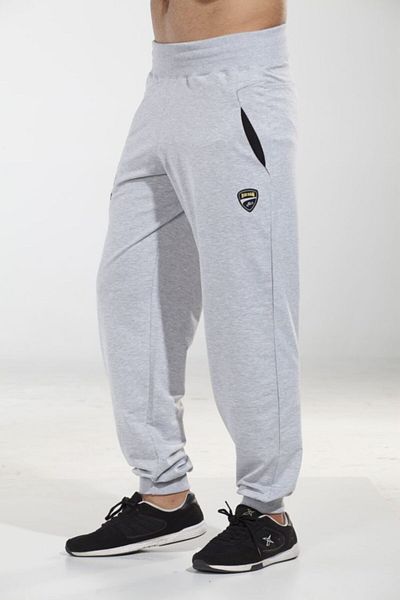 Big Sam Narrow Leg Gray Melange Sweatpants 1015