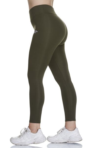 ShapeYou الكركدن الكاكي الأخضر الجوارب عالية الخصر