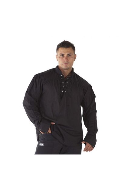 Big Sam Lace-up Bodybuilding Shirt Relaxed Fit 5010