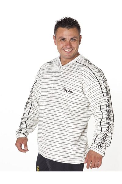 Big Sam Ecru Winter Sweatshirt Towel Textured Big Sam