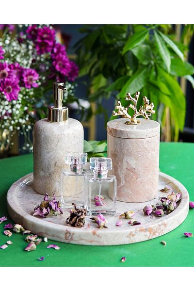 mar&more Rolin Marble Bathroom Set 3 Pieces