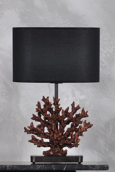 Qdec Modern Design Coral Lampshade Copper Black