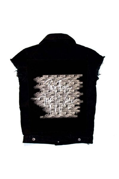 Modaroma Pink Floyd The Wall Denim Vest