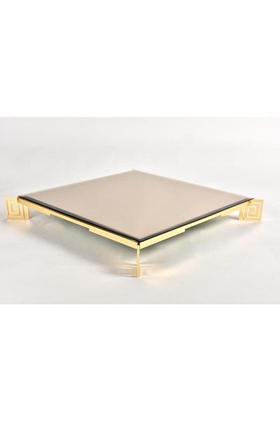 SETABIANCA Gold Titan Square Jardinyer - Setabanca