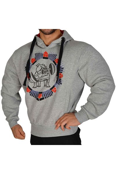 Big Sam Hooded Gray Winter Sweater 4697