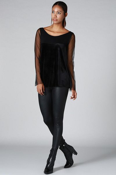 Quincey Velvet Tunic