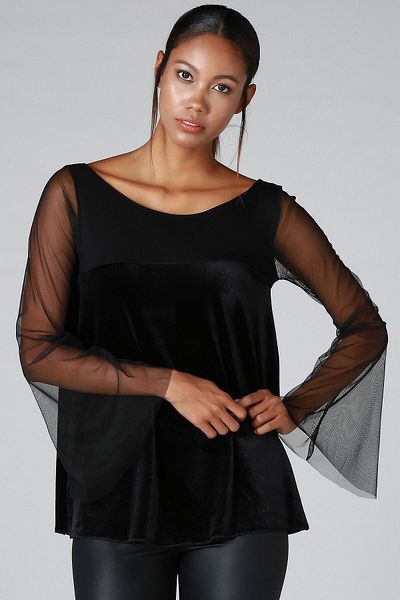 Quincey Velvet Tunic