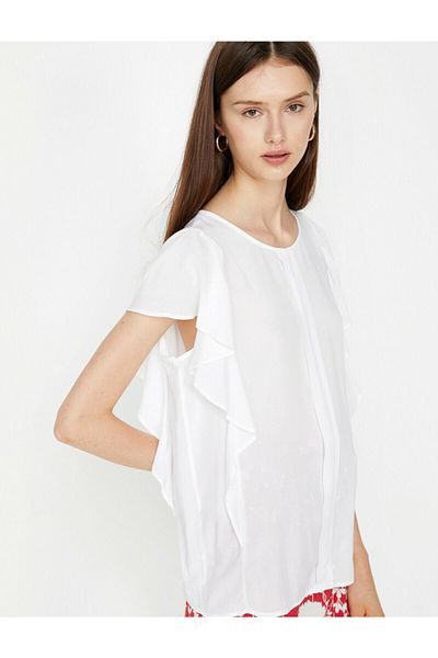 Koton Bluse mit Rüschendetail
