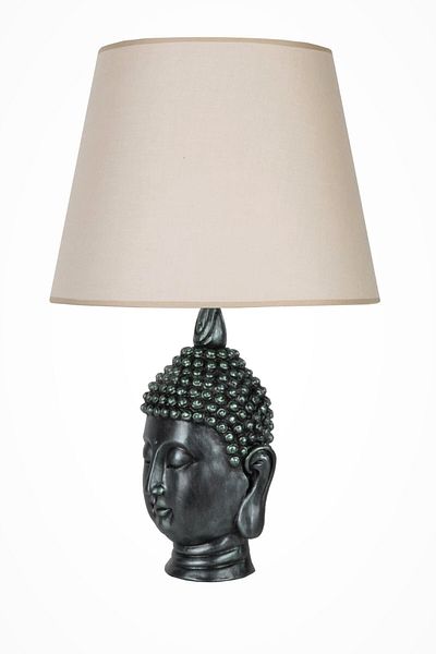 Qdec Green Beige Large Buddha Lampshade - Modern Design