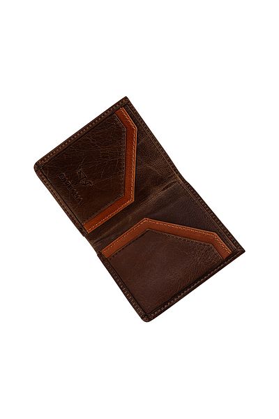 Garbalia 100% Χειροποίητο Vintage Δερμάτινο Καφέ Ανδρικό χαρτοφυλάκιο χρημάτων