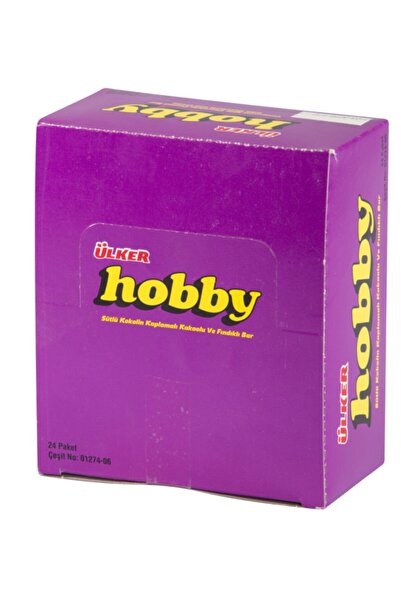Ülker Hobby Çikolatalı Fındıklı Bar 25 gr X 48 Adet