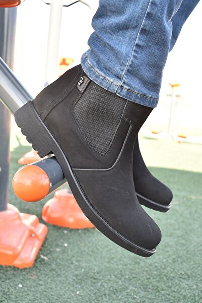 Crisso Erkek Siyah Nubuk Bot