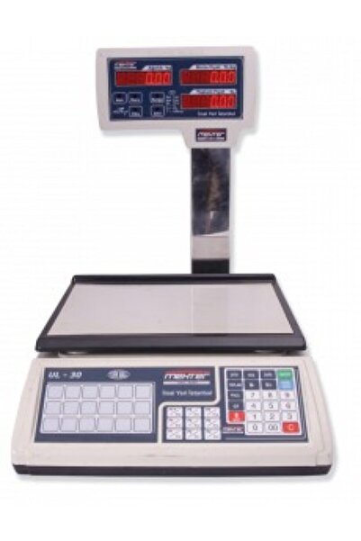 Tess Mehter-30 Kg X 5 / 10 gr Fiyat Hesaplamalı Boyunlu Terazi