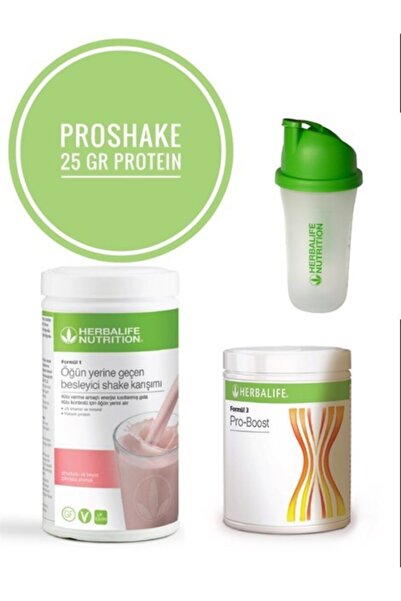 Herbalife Proshake ( Beyaz Çikolata Ve Ahududulu Shake, Pro-boost, Shaker)