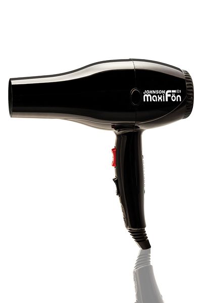 Johnson Professional Black Hair Dryer - Maxifön Blow Dryer