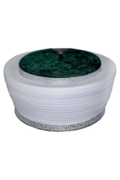 şahinbak Green and Gray Tufted Yellow - President, Imam and Fes Team S070