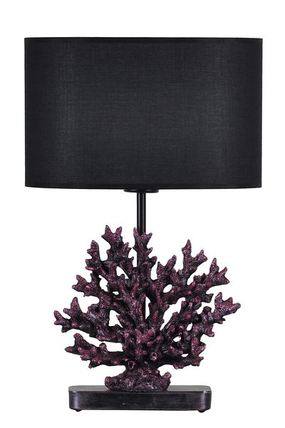 Qdec Modern Design Coral Lampshade Purple Black
