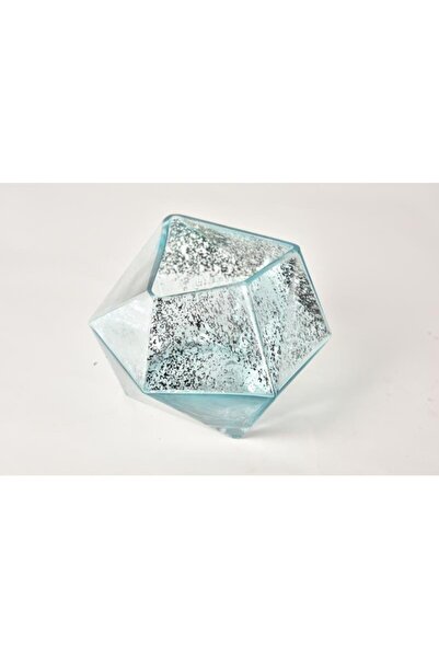 SETABIANCA Setabıanca Vetro Geo Aqua Vazo Küçük 15*18 Cm