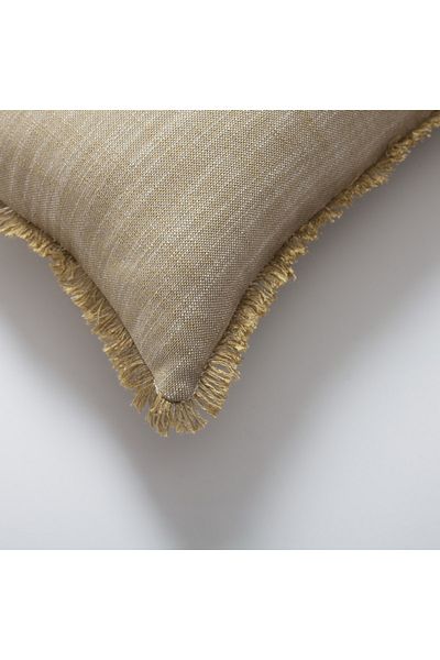 Fineroom Living " Soho " - Linen Tassel Throw Pillow 30x50 (Inner Pillow Included)