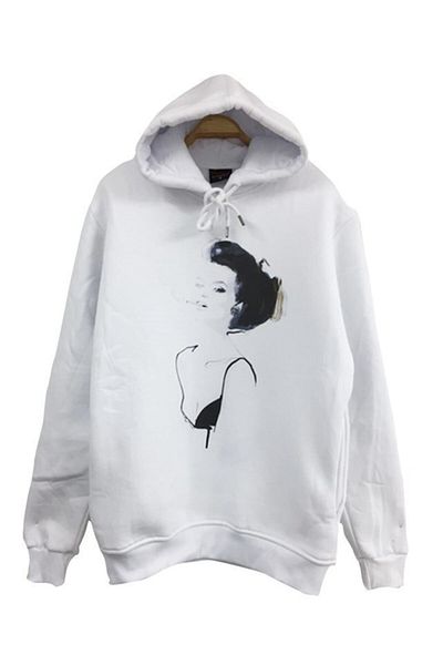 fame-stoned Hanorac imprimat cu desen David Downton