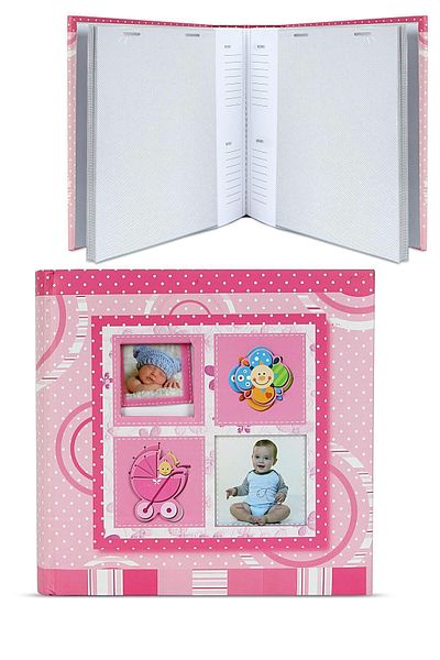 Birlik Fotoğrafçılık 6x8inc Pink Baby Album - 100 Pieces, 15x20cm, Model 571203