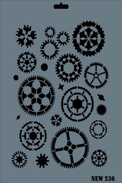 Rich استنسل 25x35 سم سلسلة جديدة رقم 236