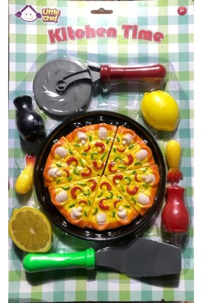 Sunman Little Chef Kitchen Set Pizza Time Toy 15 Pieces