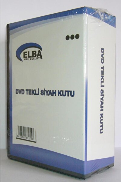 ELBA Addison Pl-221a Tekli Siyah Standart Dvd Kutusu 5l