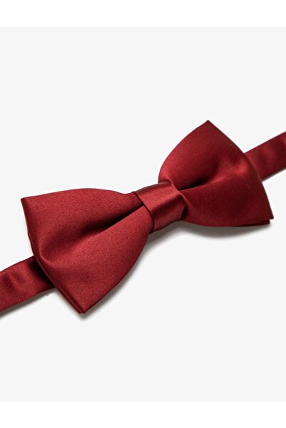 Koton Men's Claret Red Bow Tie