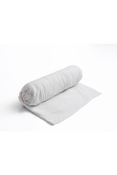 Evren Ev Tekstil ملاءة سرير مفردة كريمية 100x200