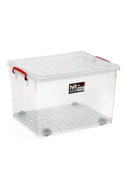 Bora Plastik Hit Box Gıdaya Uygun Tekerlekli Kasa No25 – 50 Lt Bo277