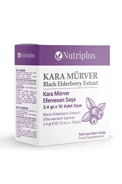 Farmasi Nutriplus Kara Mürver Ekstresi Içeren Efervesan Takviye Edici Gida 3,...