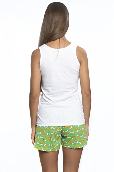 Miss Murem Simpson Print Shorts Set